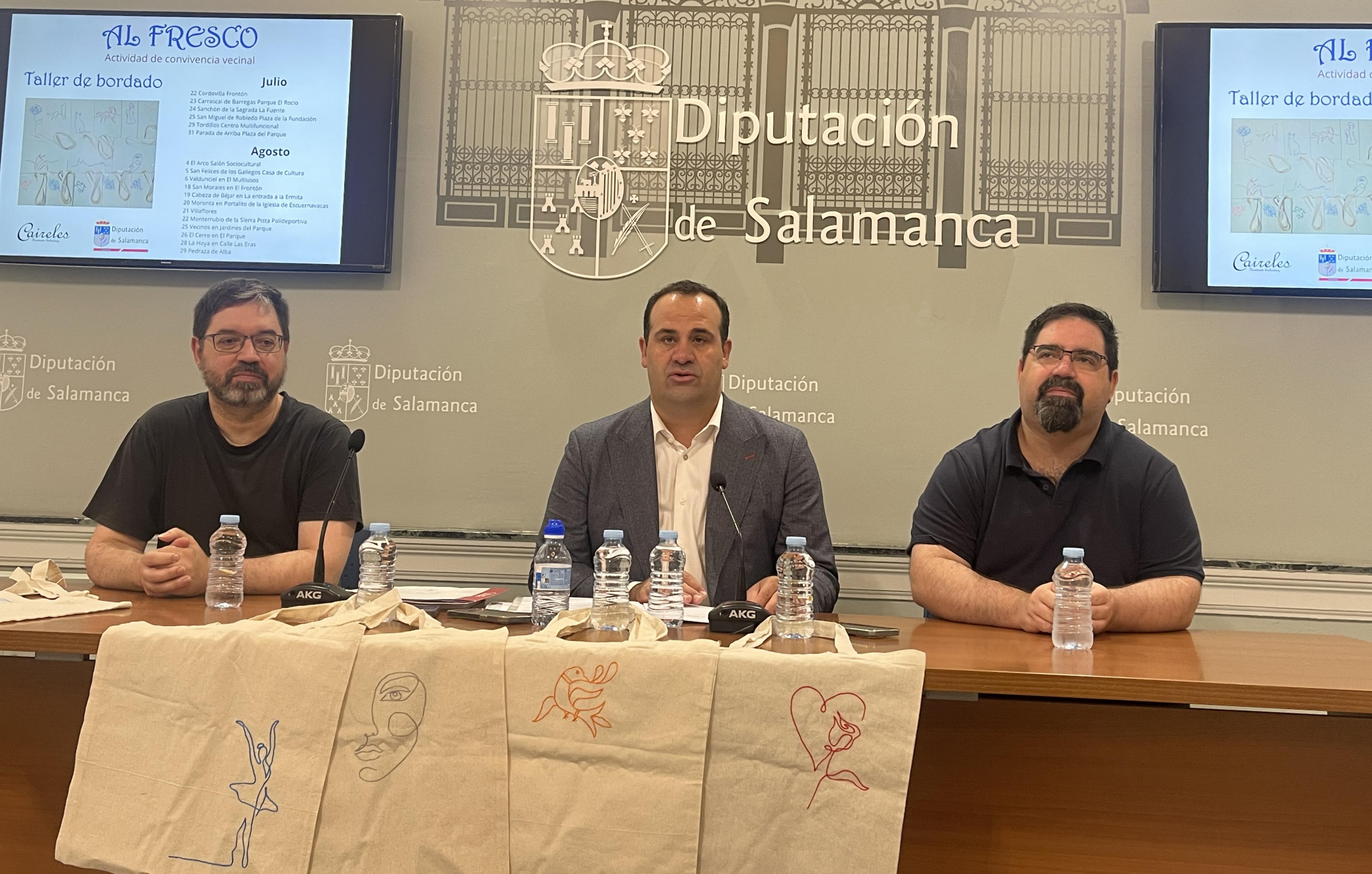 Vuelve AL FRESCO: 18 talleres en municipios salmantinos para recuperar la tradición del bordado