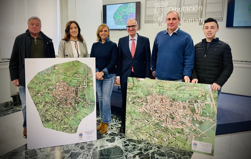 La Diputación de Salamanca entrega la cartografía digital a un total de 14 municipios