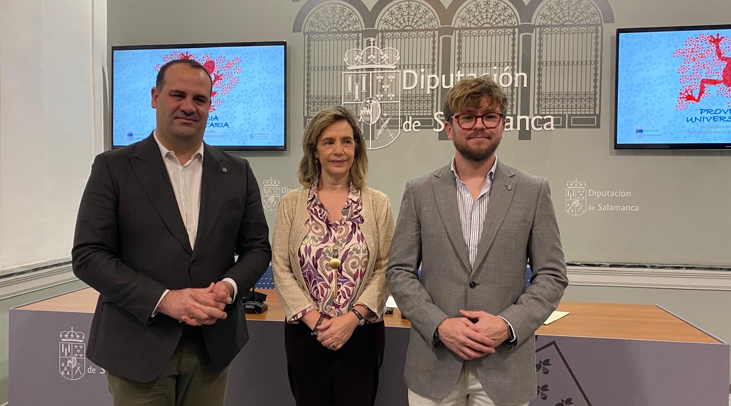 Representantes institucionales en la rueda de prensa