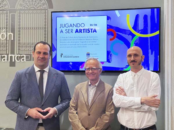 La Diputación de Salamanca y la Fundación Venancio Blanco impulsan el proyecto Jugando a ser artistas para el curso 2025/2026