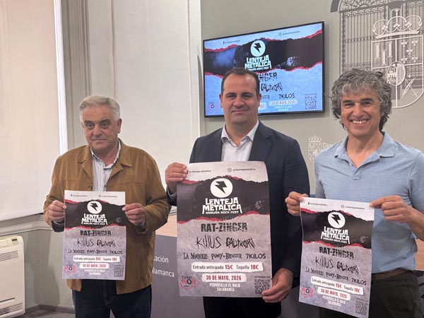 El Área de Cultura de la Diputación respalda una nueva edición del Festival La Lenteja Metálica en Pedrosillo el Ralo