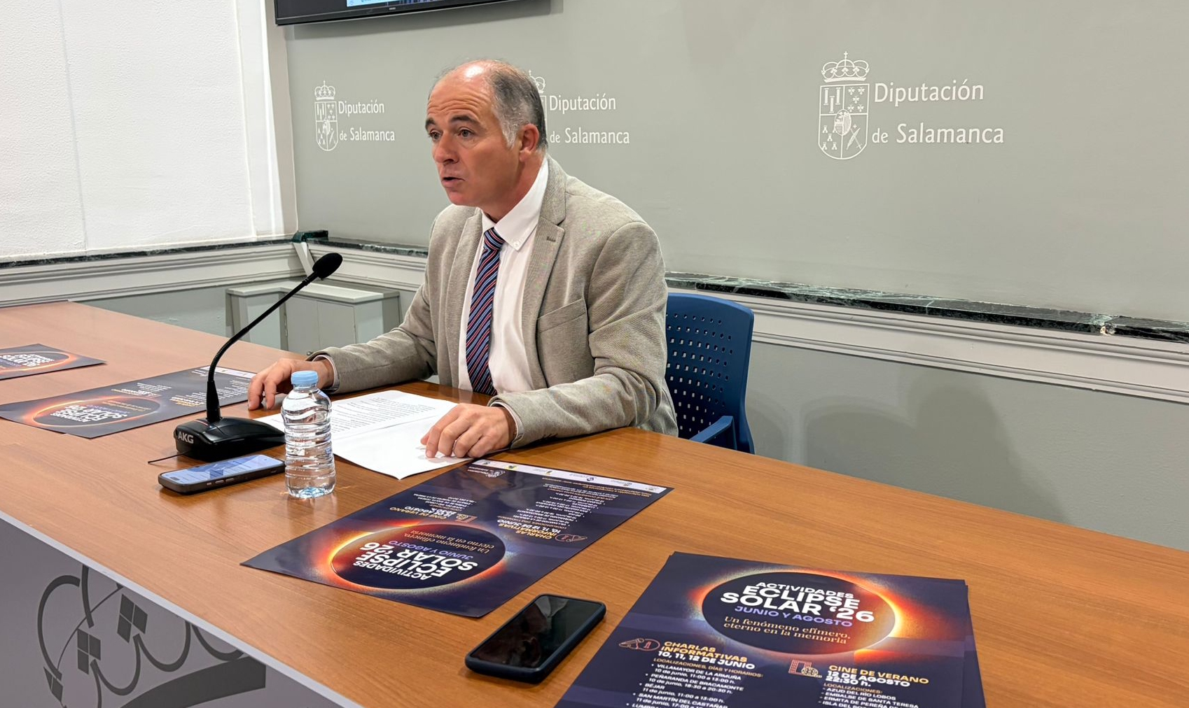 La Diputación presenta las actividades para el Eclipse Solar 2026 con charlas informativas y cine de verano