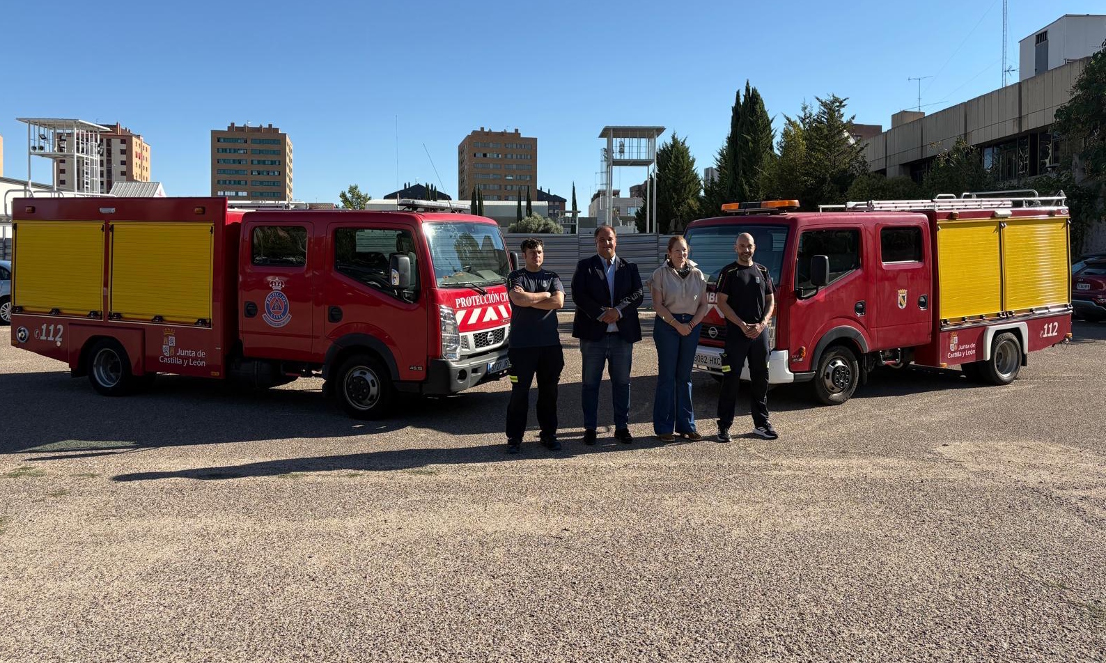 La Diputación de Salamanca incorpora dos nuevos vehículos de extinción de incendios para reforzar el SPEIS